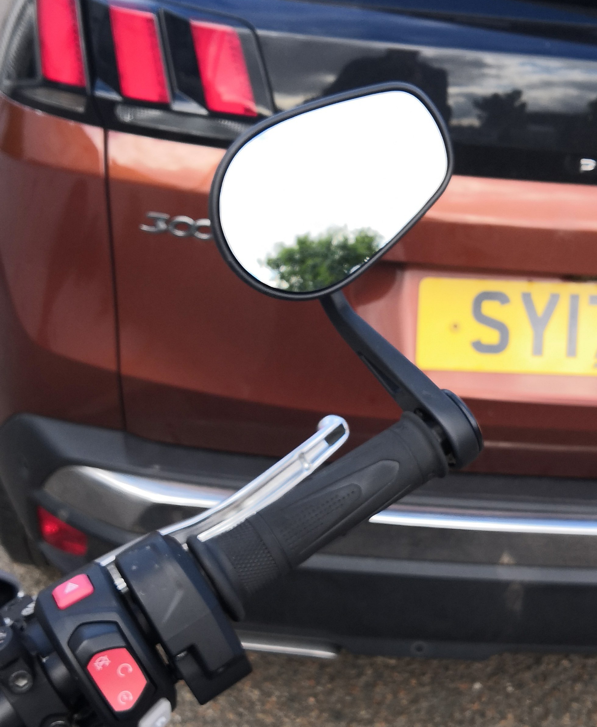 Genuine triumph bar end mirrors discount
