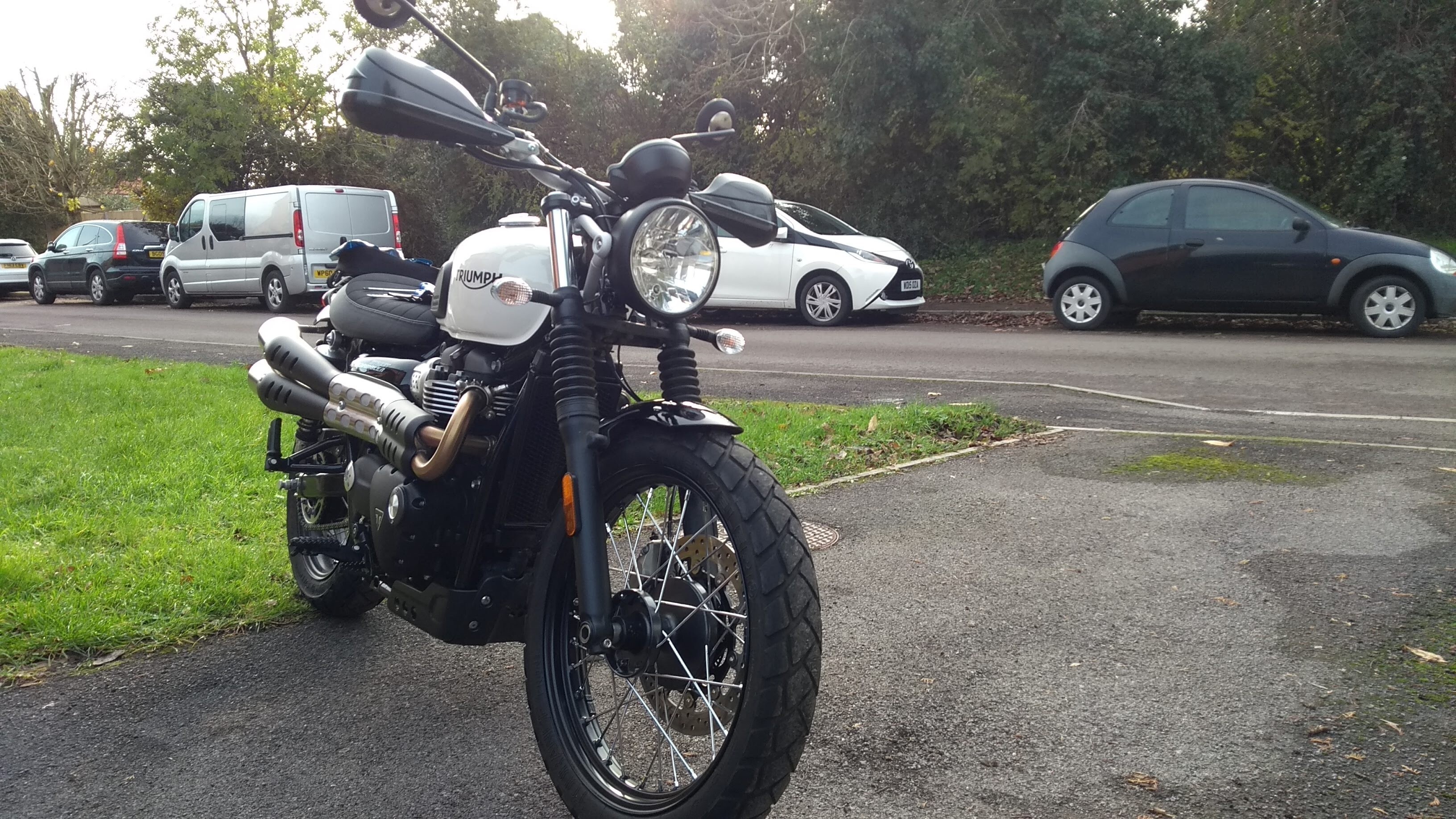 triumph scrambler handguards