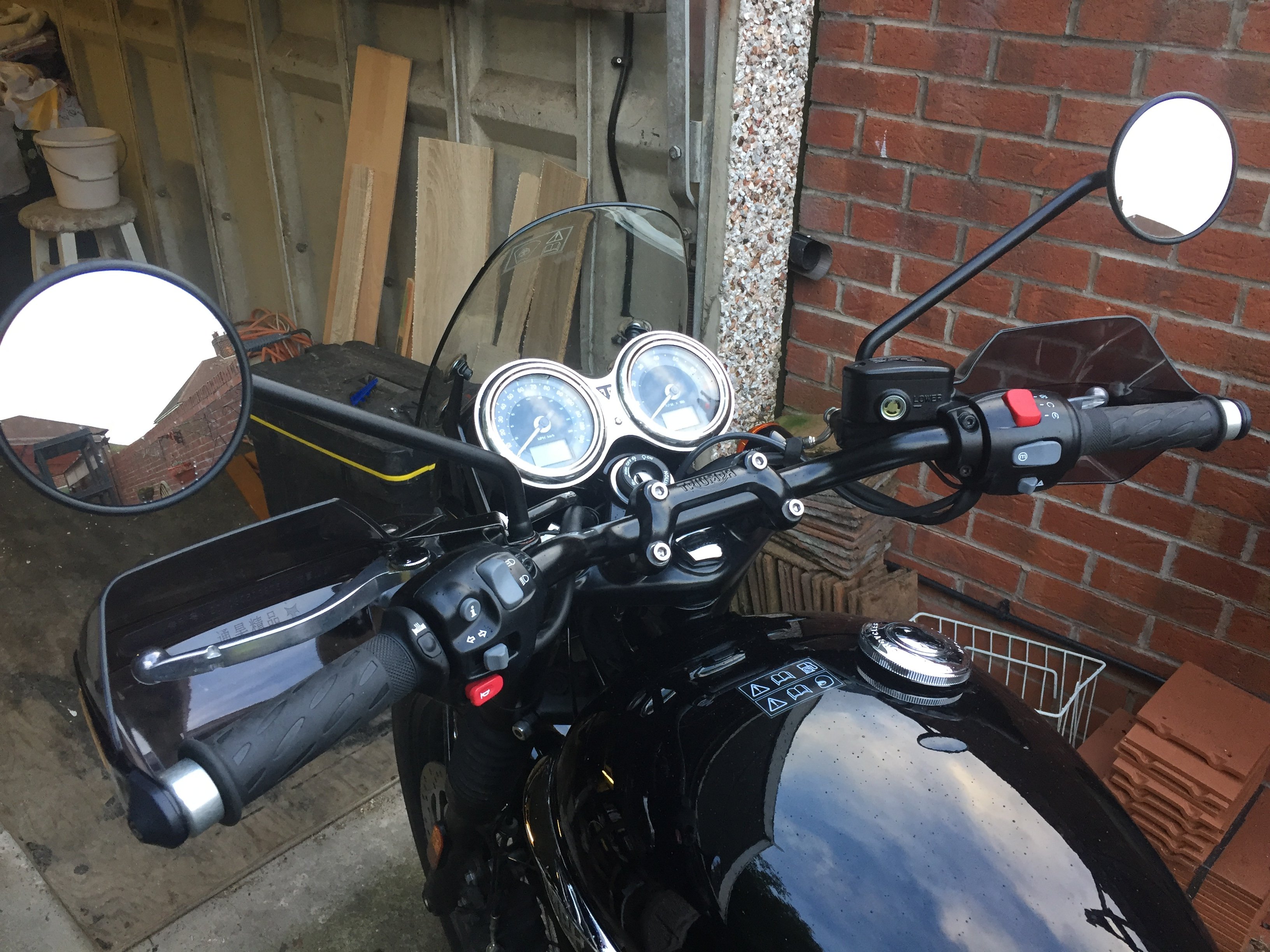 triumph scrambler handguards