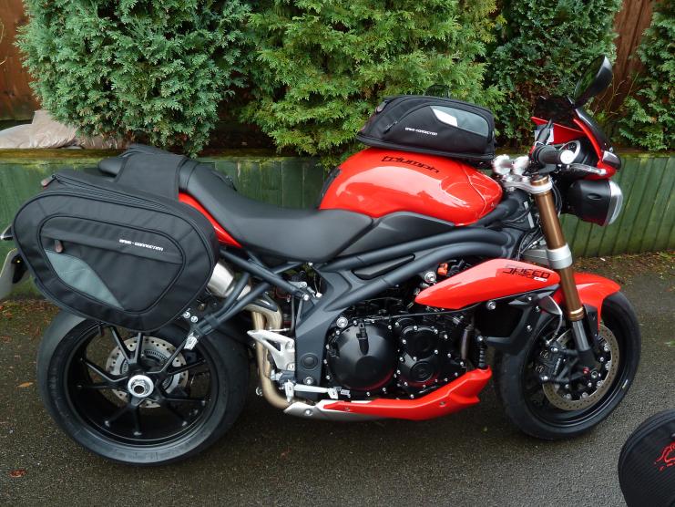 triumph speed triple panniers