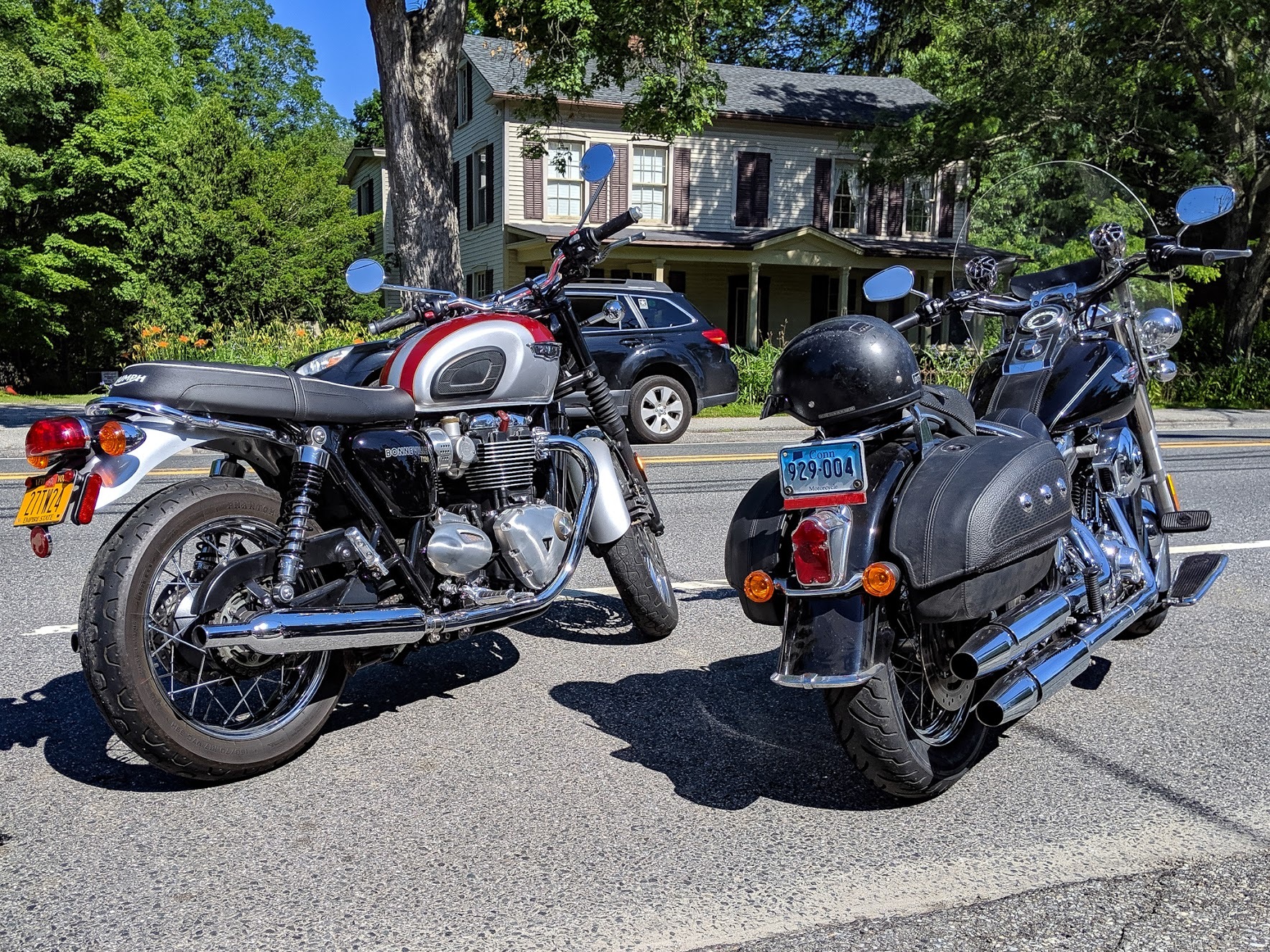 T120 in Kent with Harley.jpeg