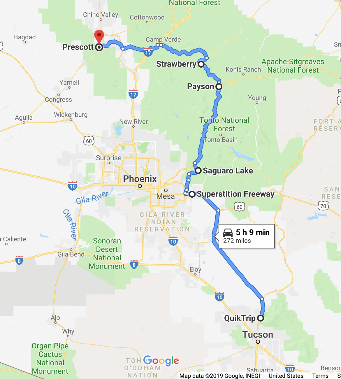 Tucson to Prescott.png