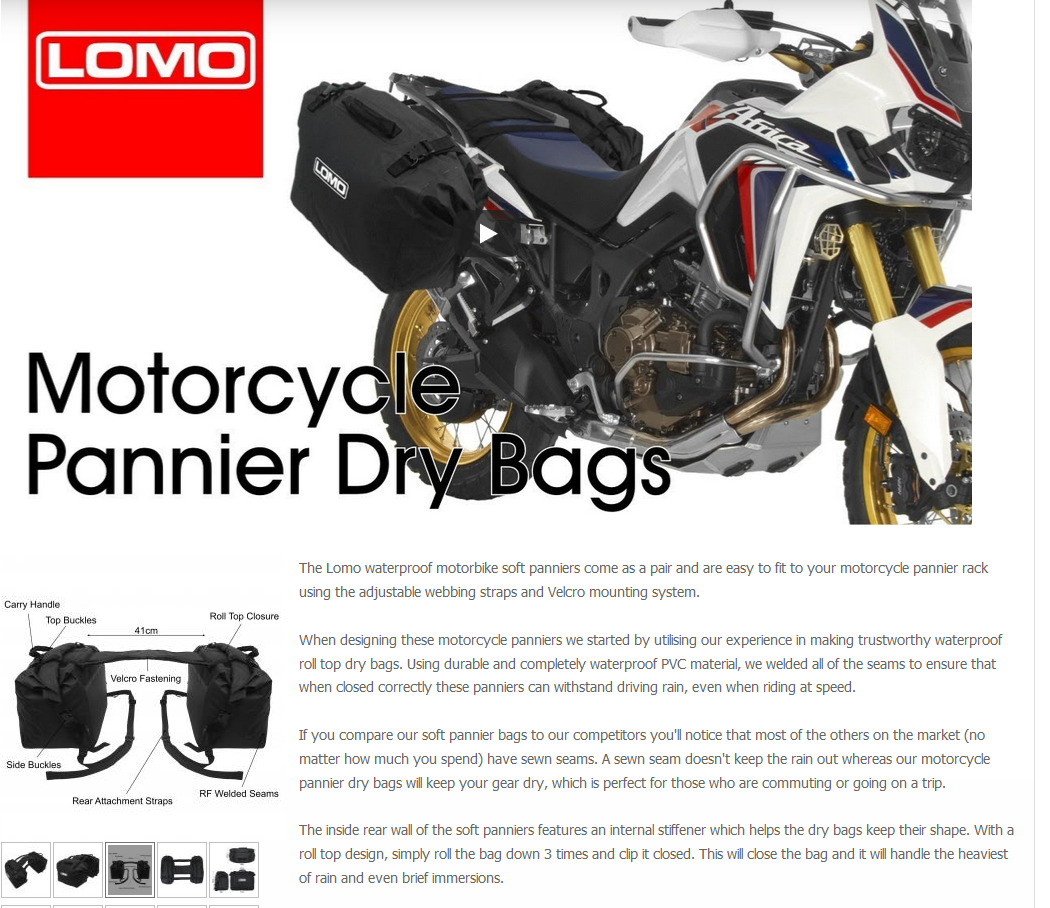 lomo soft panniers