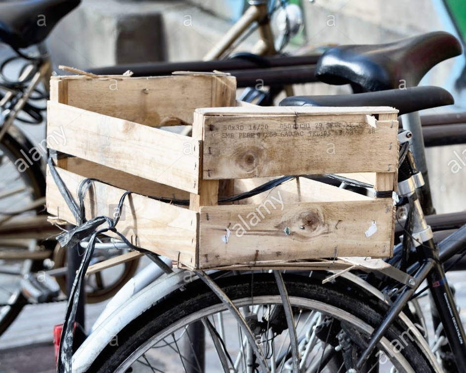 wooden-crate-used-as-improvised-bike-luggage-carrier-box-D2RF48.jpg