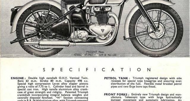 The Good Old Day's Of Triumph Motorcycles.