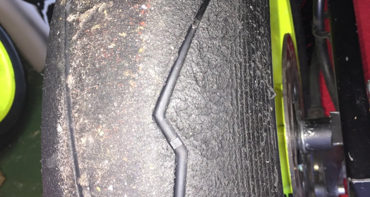 Tyre Wear After Track Time Super Corsa Sc1