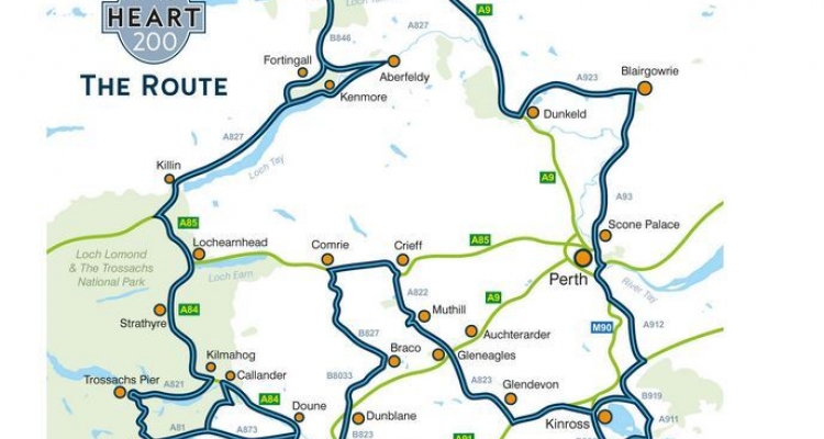 Touring - Heart 200 Route