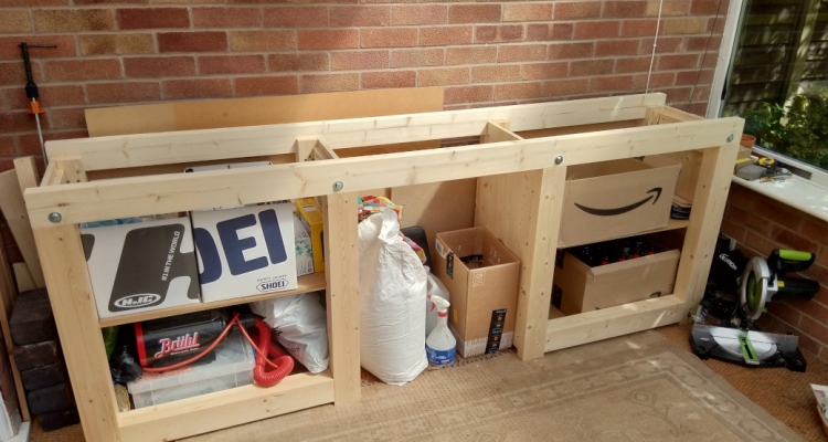Bike Clobber Storage + Workbench