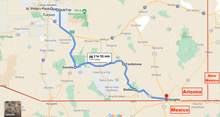 Rideout - 24 Hours Along The Mexican -- American Border:  A Rideout To Douglas, Arizona