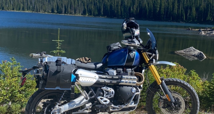 Triumph Scrambler 1200 In The Mountains