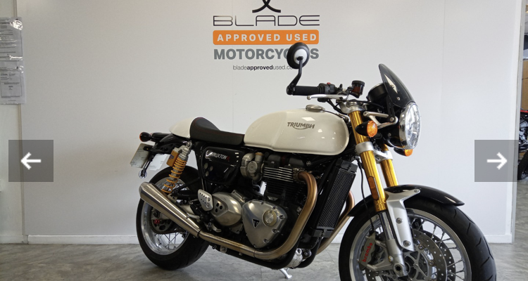 Thruxton - Deposit Paid, Test Ride Booked