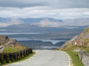 Biking in Ireland.