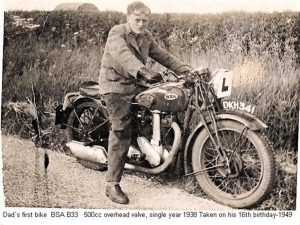 1938 BSA B33 500cc