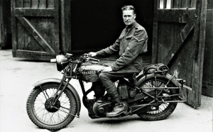 Gt. Uncle on a BSA WW2